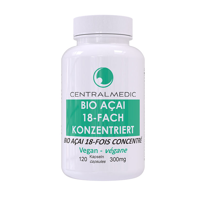 Premium Bio Açai Beeren Extrakt, 120 Kapseln à 300 mg