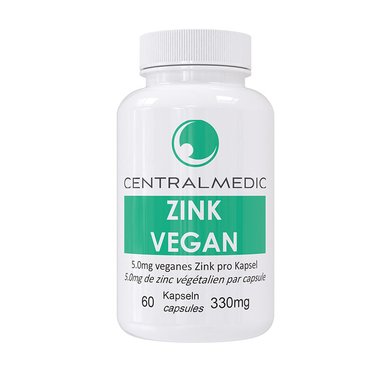 Zink Vegan 60 Kapseln à 5mg