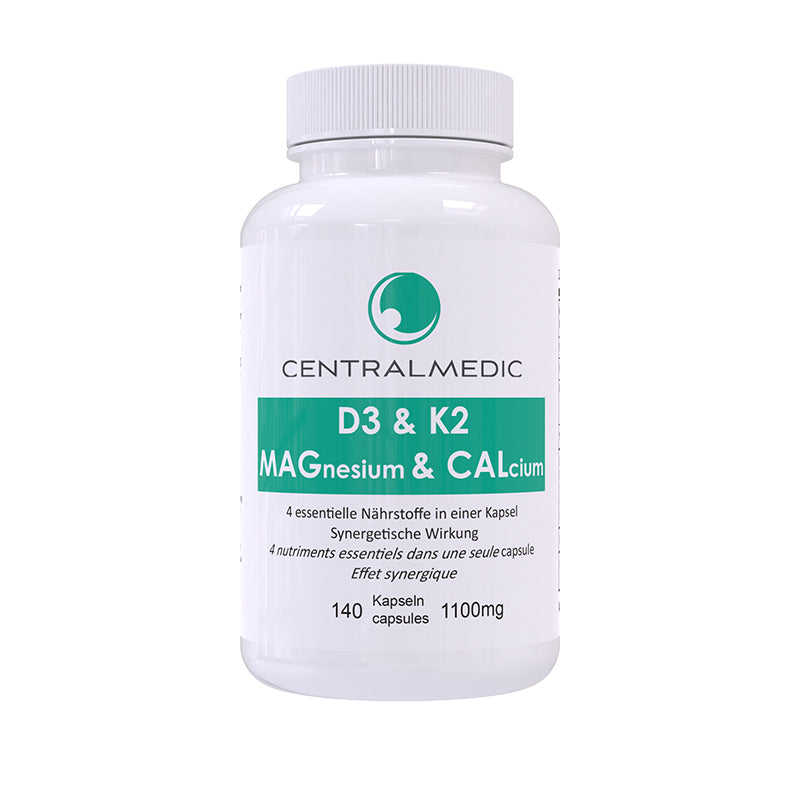 Sango Koralle & Vitamin D3(1000IE) & Vitamin K2(45ug) (1.1g) 140 Kapseln/160g