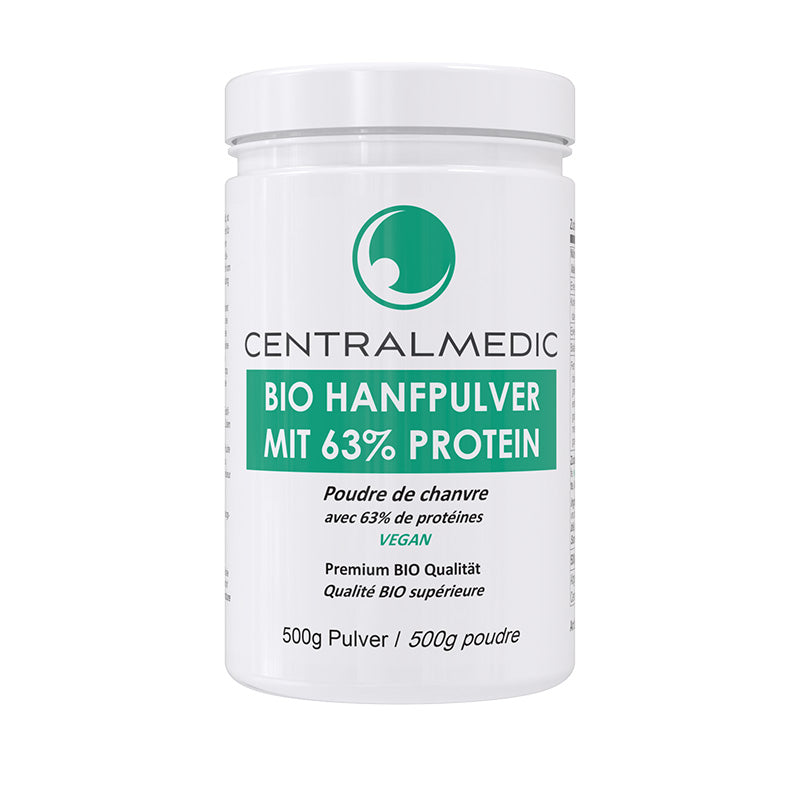 BIO HANFSAMEN PROTEIN 63% / PULVER / 500GR