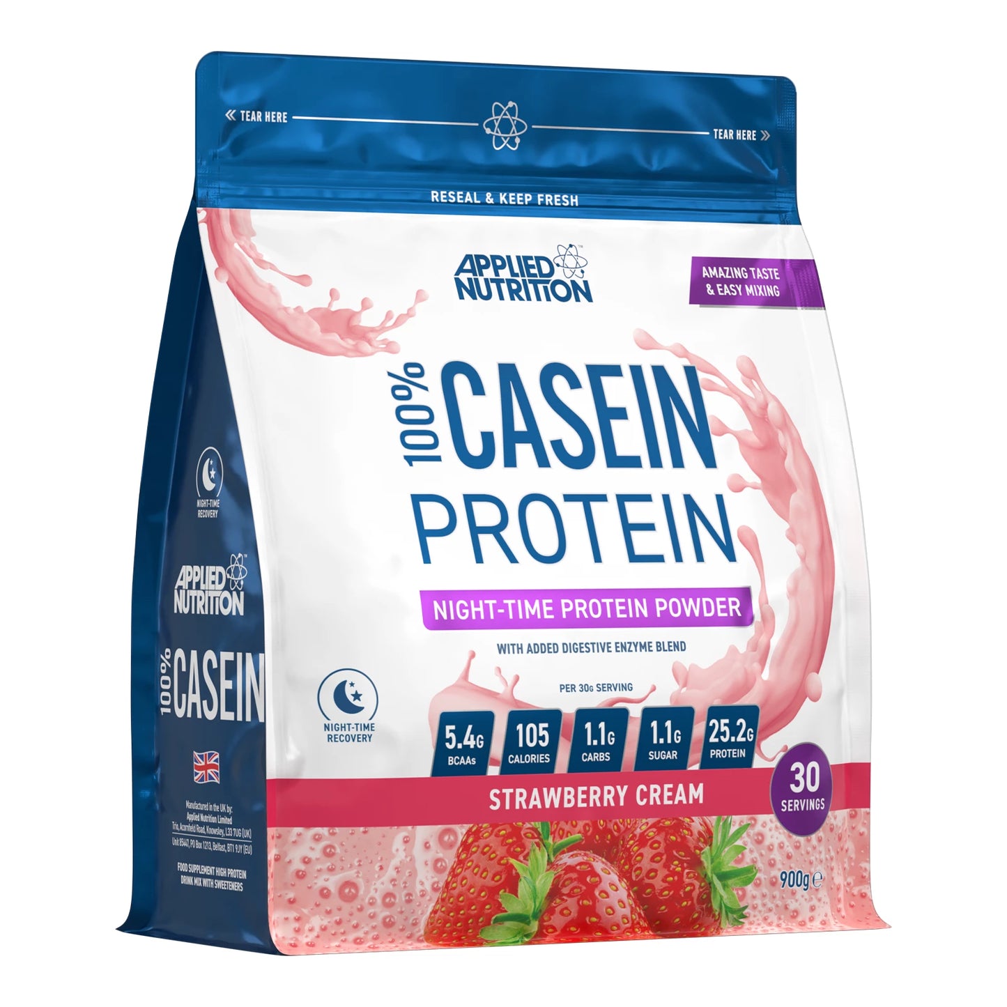 Applied Nutrition 100 % Kaseinprotein – 900 g