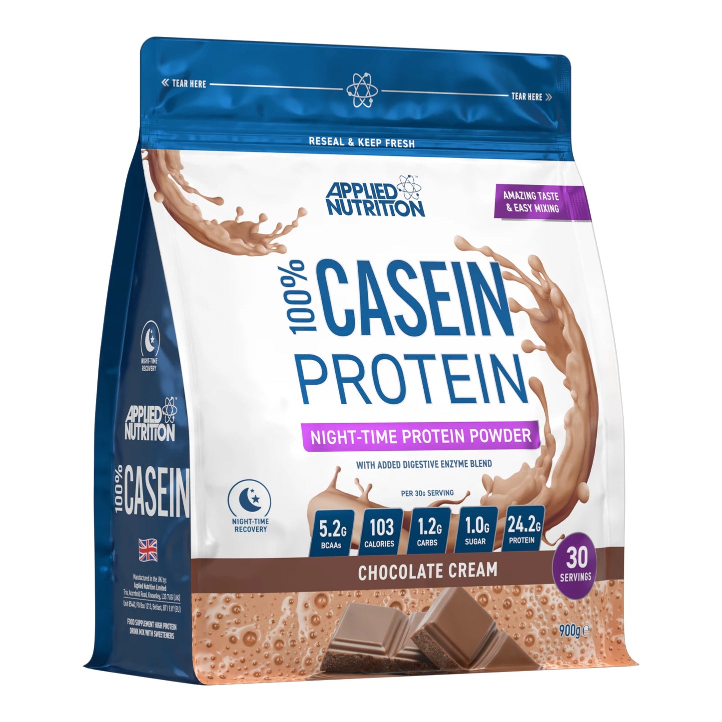Applied Nutrition 100 % Kaseinprotein – 900 g