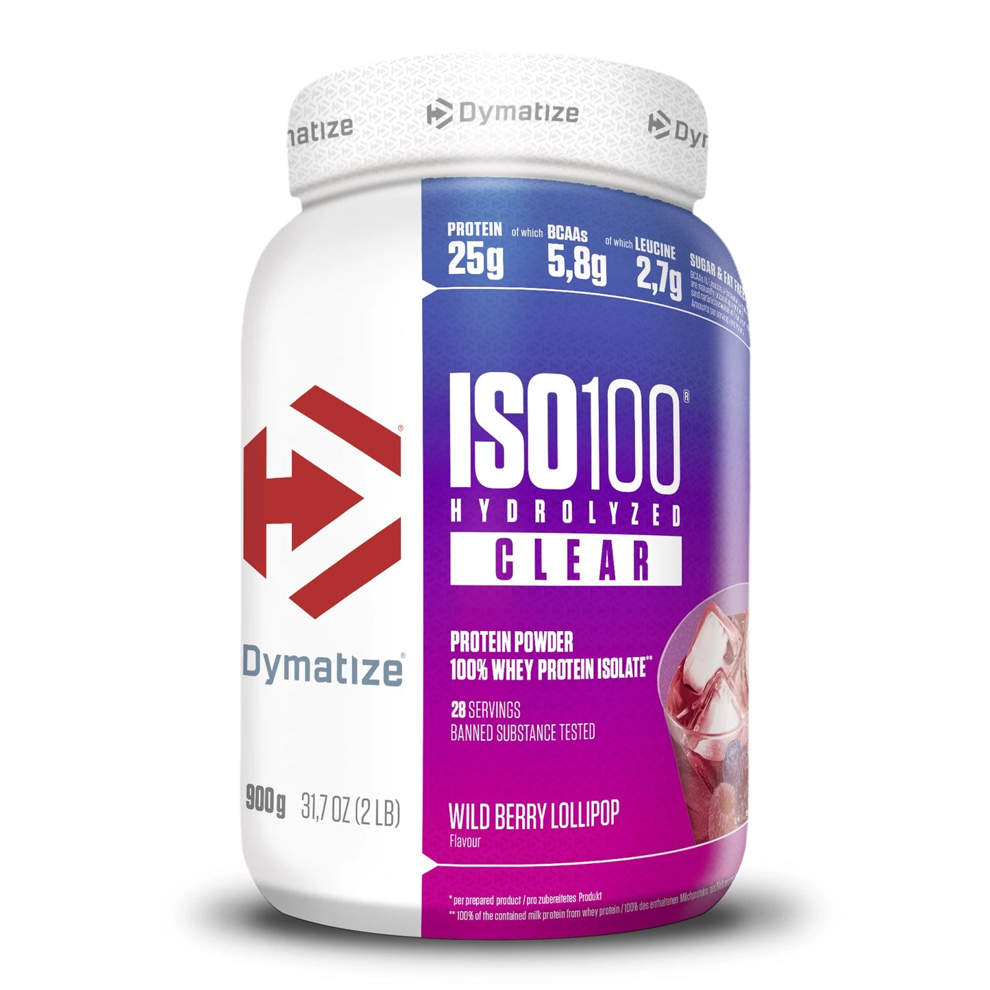 Dymatize Iso100 Hydrolized Clear (900g Dose)