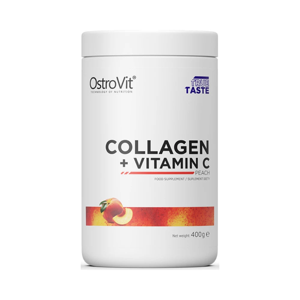 OstroVit Kollagen + Vitamin C 400 g Pfirsich