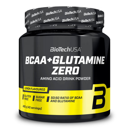 BioTech USA BCAA+Glutamin Null – (480 g Dose)