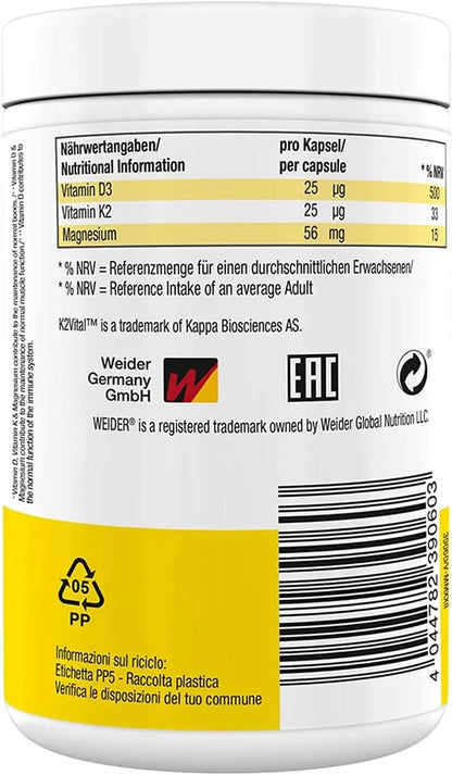 Weider Vitamin D3 + K2