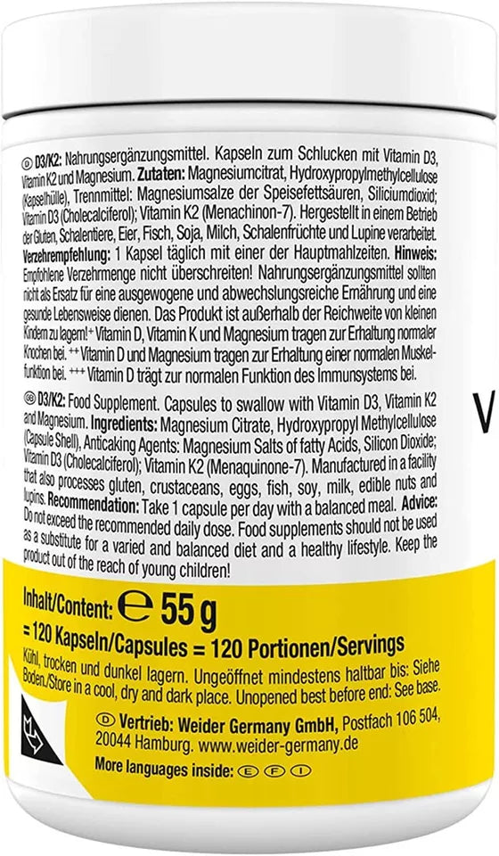 Weider Vitamin D3 + K2